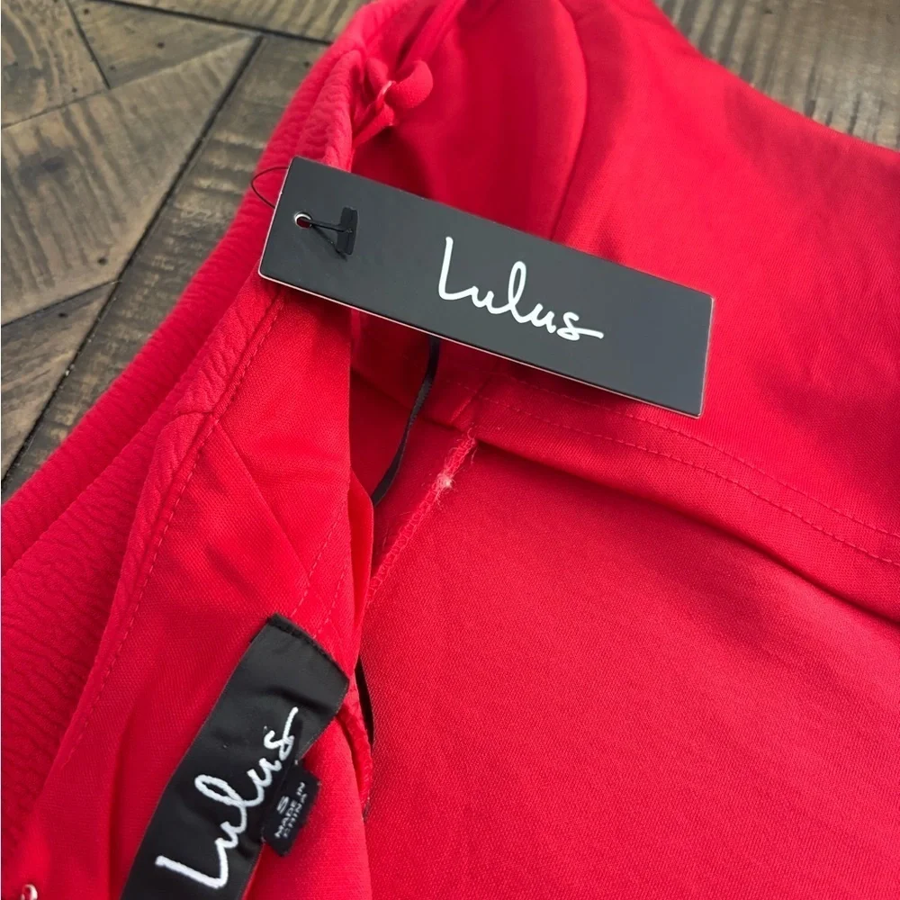 Lulus NWT Red Spaghetti Strap Dress - Picture 6 of 9